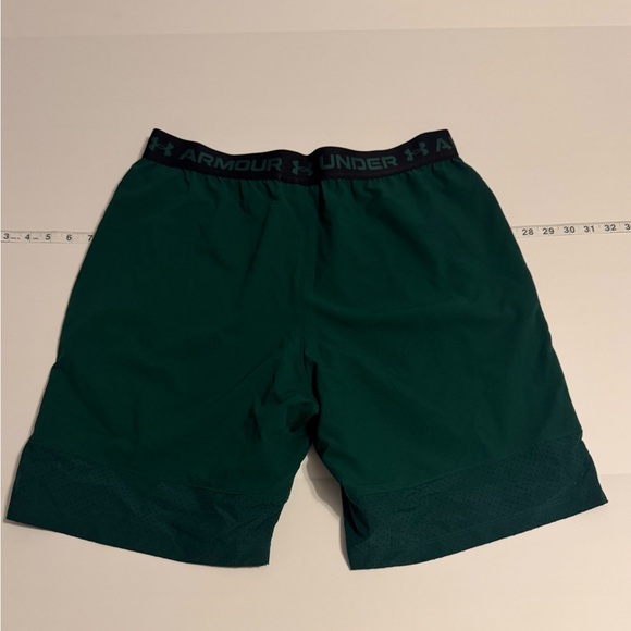 Under Armour Men's Dark Green Athletic Shorts - Picture 2 of 3